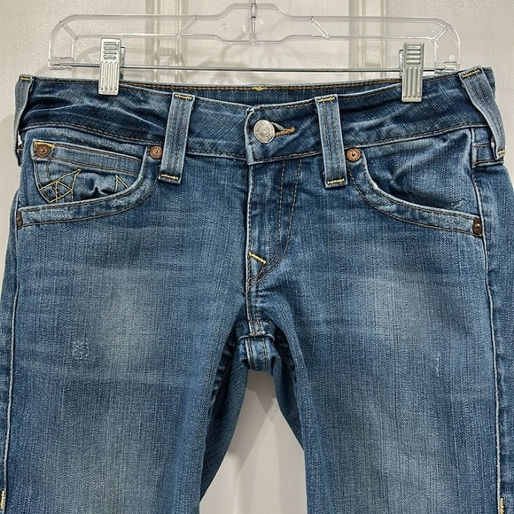 True Religion Joey Low Flare Jeans - Size 31 - Picture 6 of 10